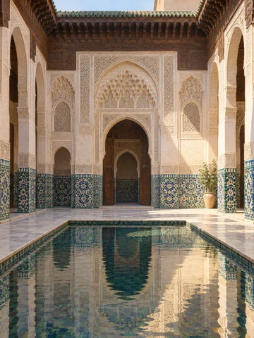 The Madrasa Court, from Maâlem